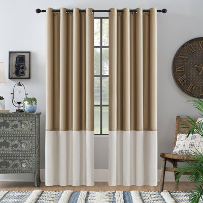 100% Full Blackout Velvet Curtains,2 Panels