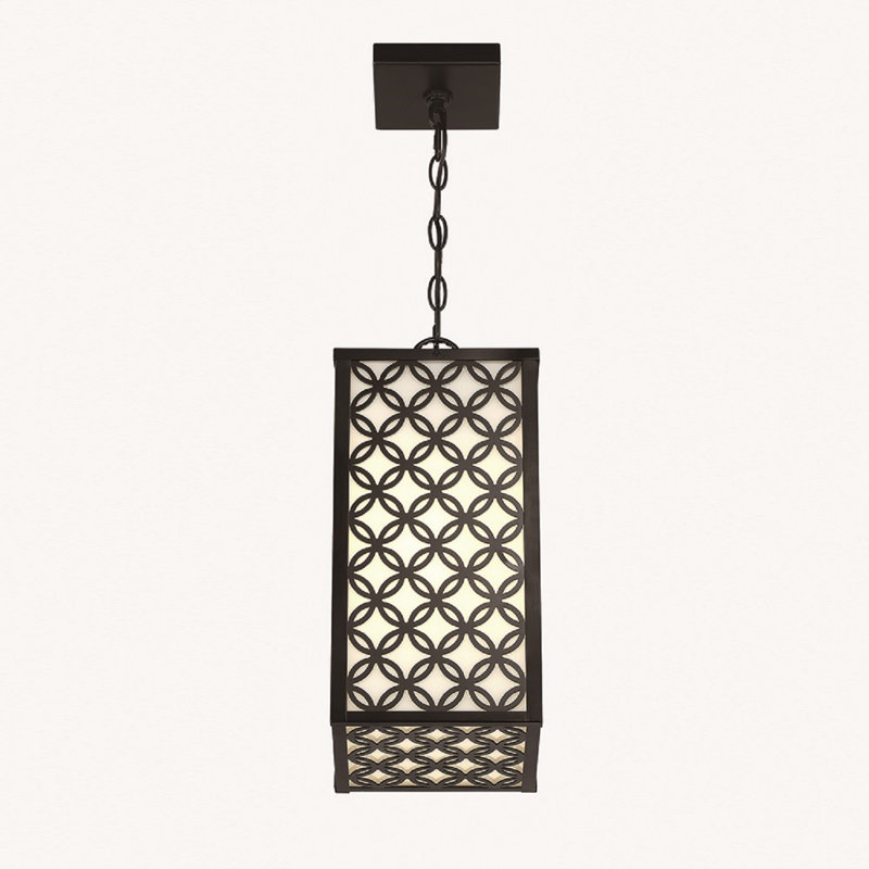 Luminaire suspendu d'extérieur à DEL CLOVER, noir
