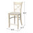 Guzik Solid Wood Counter Stool-251981913