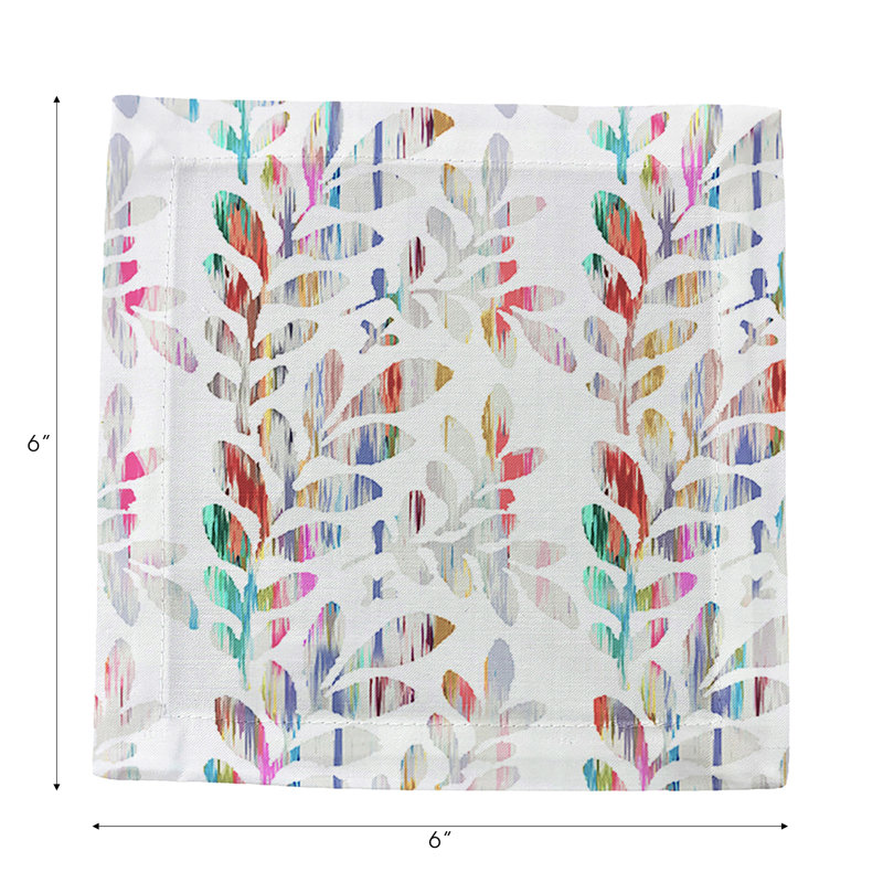 Cotton Blend Square Napkins, Champagne