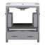 Meuble-lavabo 30 po avec lavabo simple, armoire encastrée avec 2 portes et tiroir-106912670