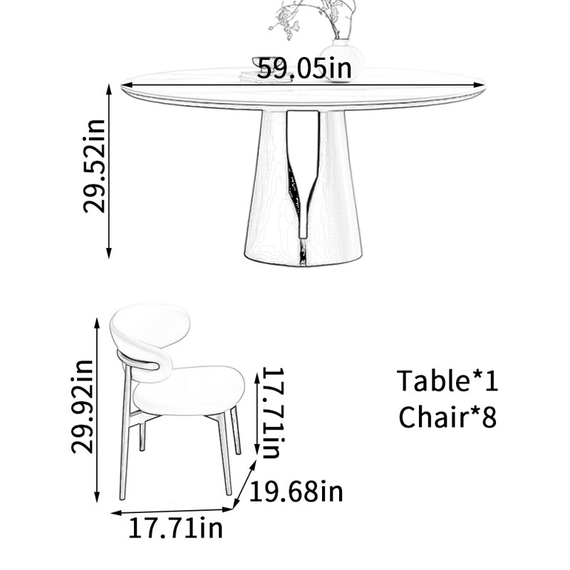 Gorski, 29.52"H x 59.05"L x 59.05"W