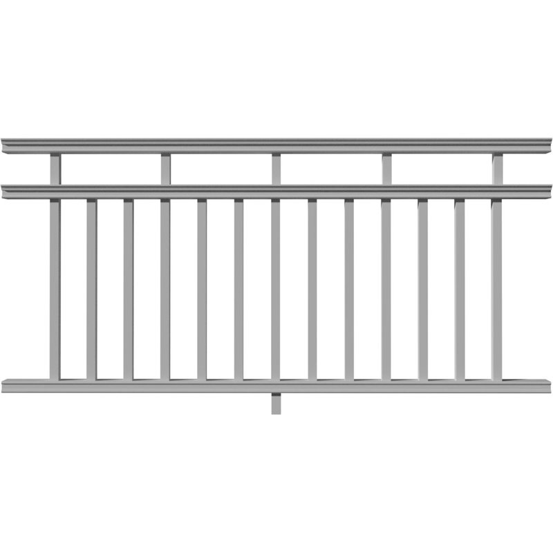 Providence Three Line Level Rail Kit White Porch And Stair Railings, 3 ft. x 6 ft.