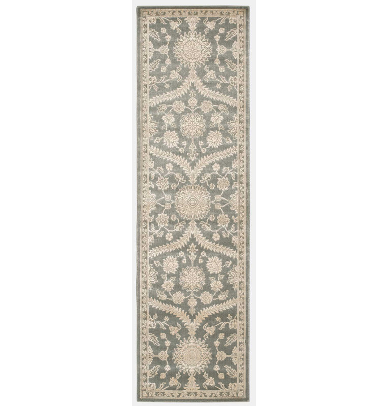 Carlie Viscose Oriental Indoor Rug, Runner 2'3" x 8'