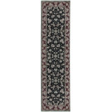 Hand Woven Silk and Wool Floral Area Rug