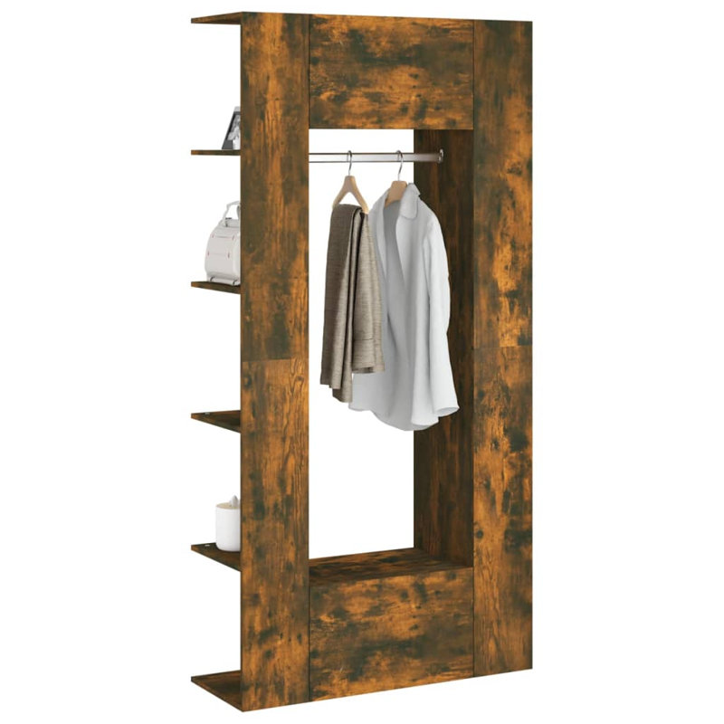 Lento 97.5cm Closet System, Smoked Oak