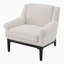 Chaise d'appoint moderne avec accoudoirs évasés-111026324