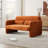 59.06'' 2-Seater Velvet Loveseat Solid Wood Frame with Storage Base, Movable Pillows, Scratch-Free Rubber Feet for Small Spaces-572487462