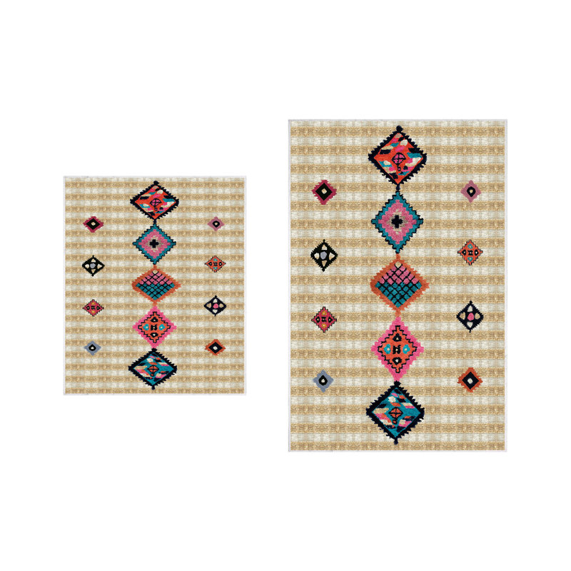 Ensemble de tapis de bain 2 pièces Ched