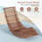 Ashaad Outdoor Acacia Wood Chaise Lounge
