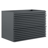 Modway Render 30" Wall Mounted Single Bathroom Vanity Base Only
