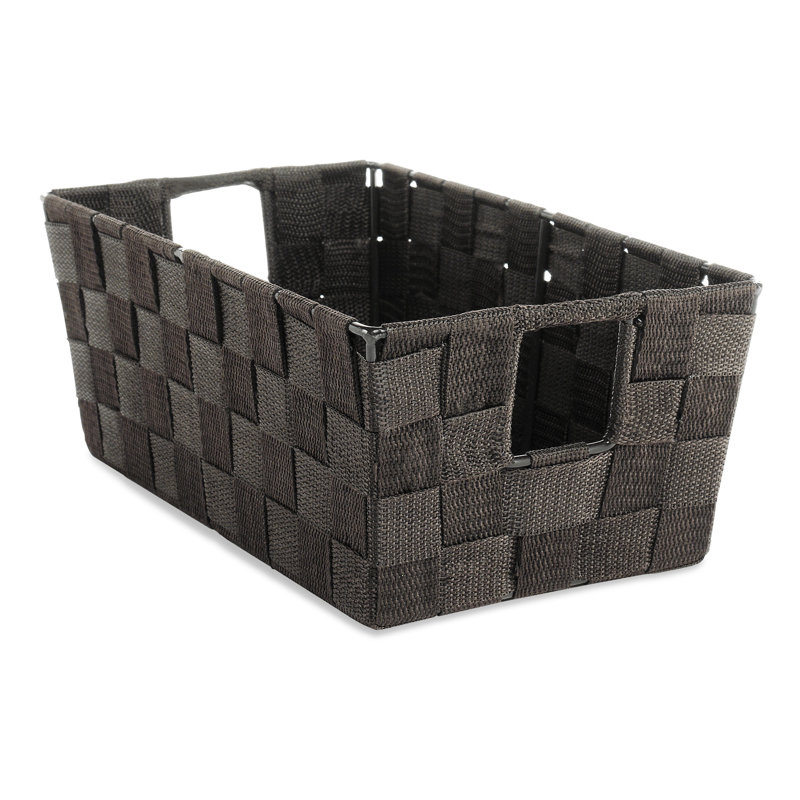 Panier en tissu Charlton Home, Expresso