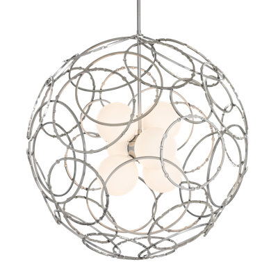 Olympus 6 - Light Unique/Statement Globe Chandelier