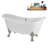 59" Streamline Clawfoot Tub,Tray,Drain, Clawfeet-101628973-102220275