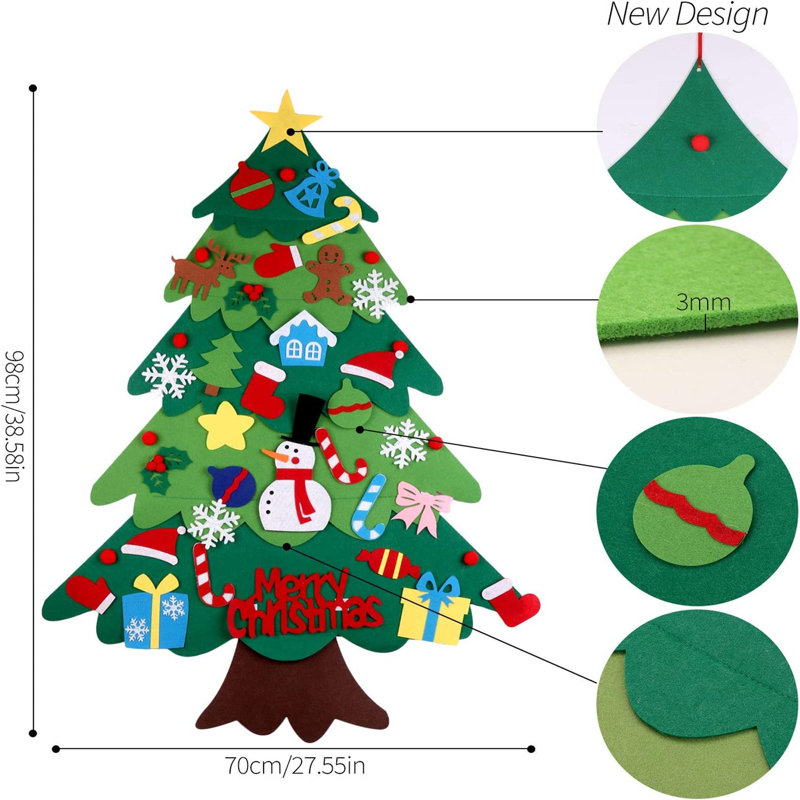 Christmas Deer People Tabletop Tree