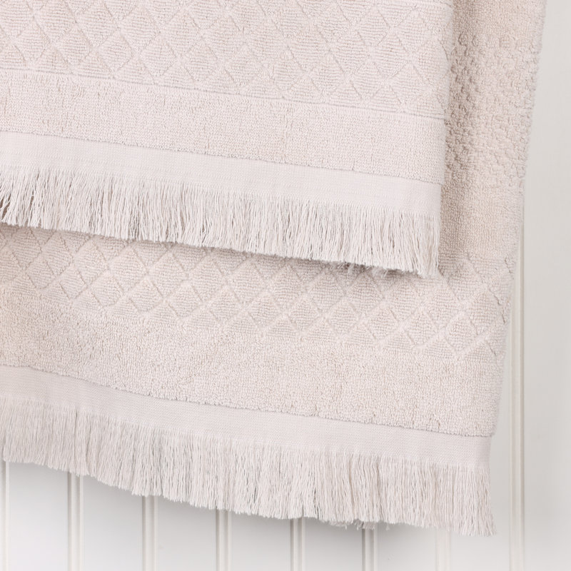 Serviette de bain Rolla, Ensemble de serviettes 6 pièces, Argent
