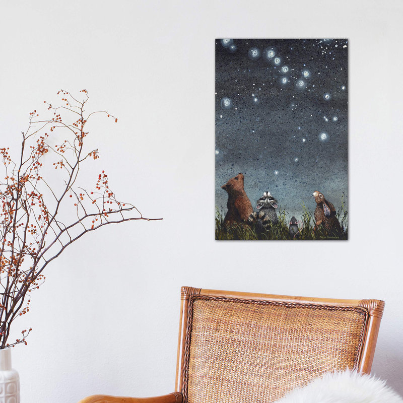 «Constellations» par Maggie Vandewalle - impression d'art graphique, Toile tendue, H 26 po x l 18 po x 1,5 po