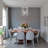8-Light Chrome Metal Chandelier With Clear Acrylic Arms-996034236