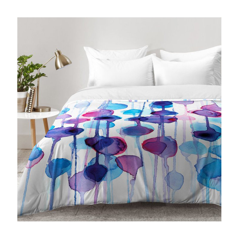 CMYKaren Modern & Contemporary Abstract Comforter, Full/Queen Comforter + 2 Standard Shams