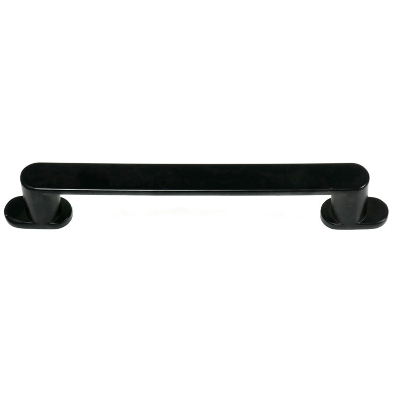 Poignée barre / poignée 5 3/64 po Aspen, Noir mat, 7 9/16"