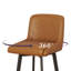 Tabouret de bar pivotant à hauteur de comptoir brun de 26 po pour îlot de cuisine-117276402-117276406-120797431