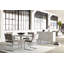 Ames Upholstered Side Chair in Glazed Silver