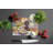 Decorating Easter Black and Tan Coonhound Glass Cutting Board