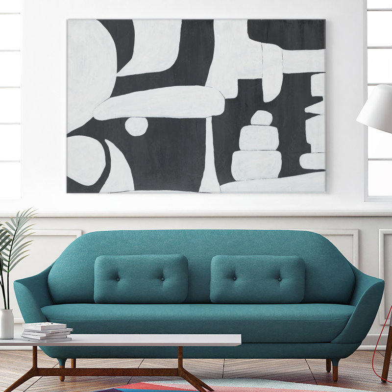 Souvenirs sur toile par Daleno, reproduction d'art, H 72 po x l 72 po x P 1,5 po