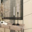 Bougeoir de table en fer 15,4 po Laqueita