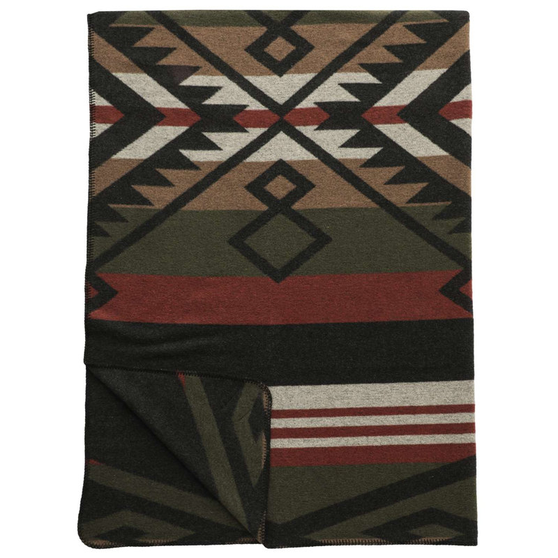 Wooded River Paloma Earth - Throw - 60x72, Neutral Earth Tone Throw Blanket for Sofa and Bed Layering