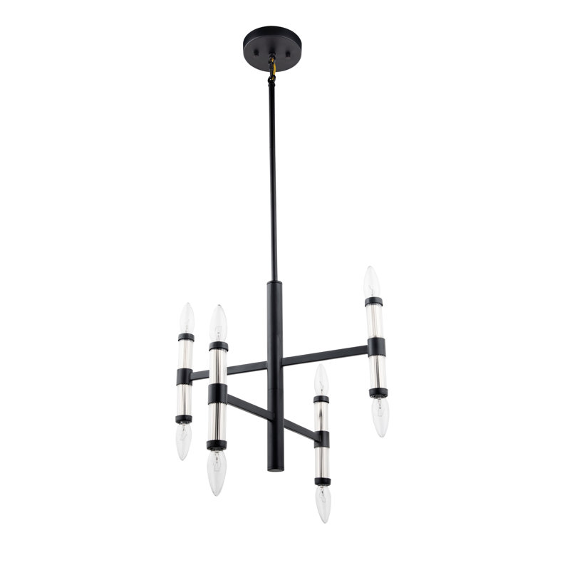 Lustre linéaire moderne à 8 lumières Munson