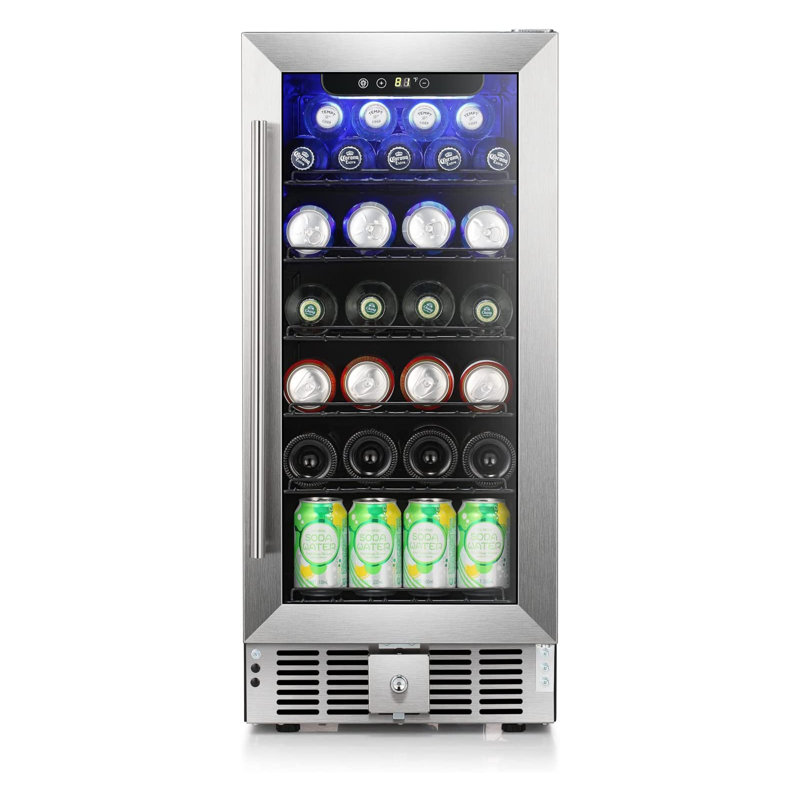 HAVATO Single Zone 22.52 " Freestanding 28 Bottle Wine & Beverage Refrigerator