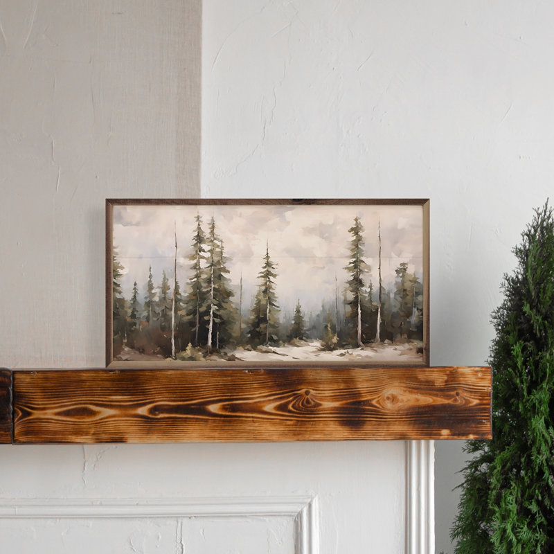 Pine Forest, 20" H x 40" W