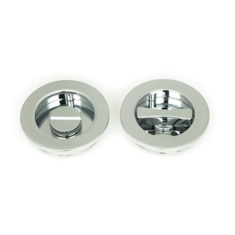 Door Accessory, 6cm H x 6cm W x 1.3cm D, Polished Chrome
