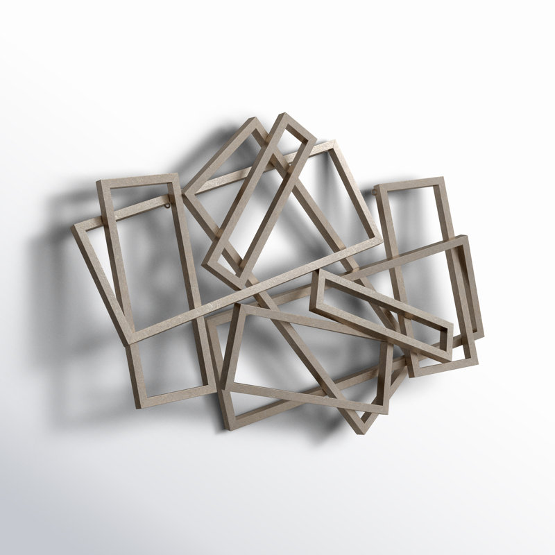 Aislinn Handmade Modern Abstract Wall Decor on Metal