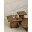 Solid Wood Pedestal Coffee Table