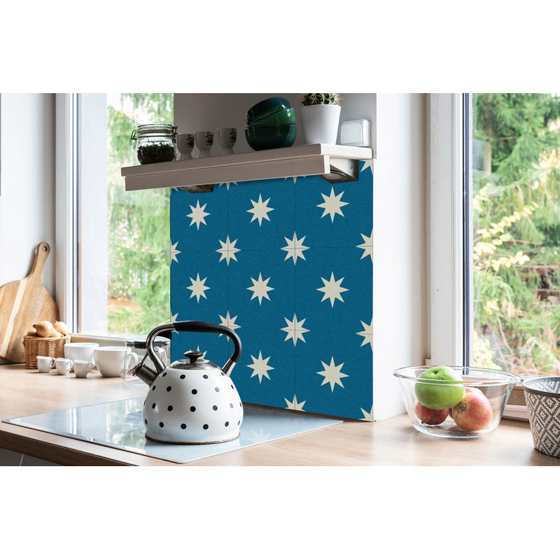 Kimalee 30cm W x 30cm L Vinyl Peel and Stick Field Tile