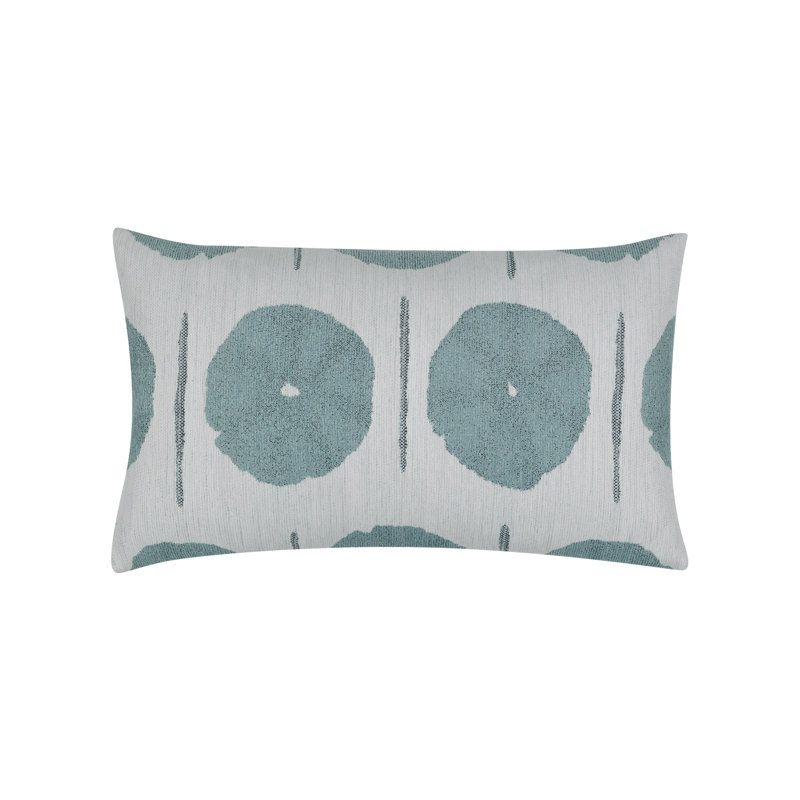 Solstice Performance Pillow Cover & Insert, Mist, Rectangle 12" H x 20" W, Rectangular