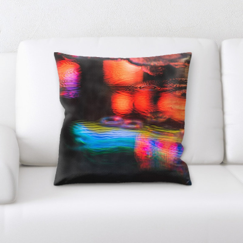 Coussin décoratif de couleurs vives