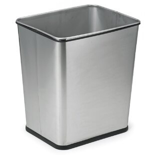 14.5 Gallon Trash Can Stainless Steel Semi-Round Kitchen Trash Can -  AliExpress