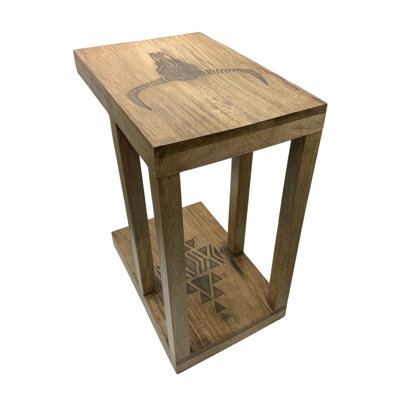 Table crâne en fer de marque - naturel par 