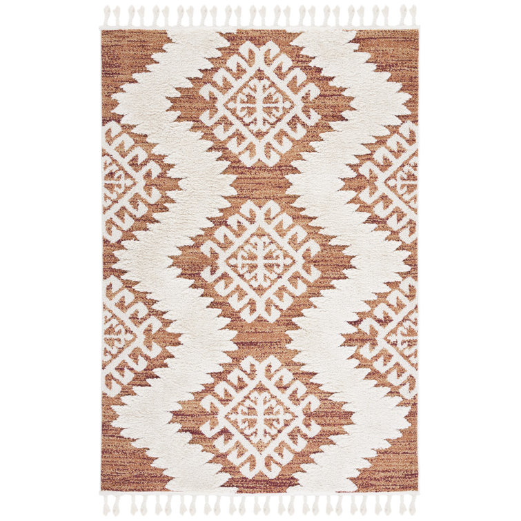 Demartino Southwestern Orange/Ivory Area Rug