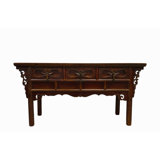 67.3 in. Solid Wood Console Table