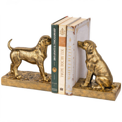 Serre-livres Labrador Dog, figurines pour chien debout et assis