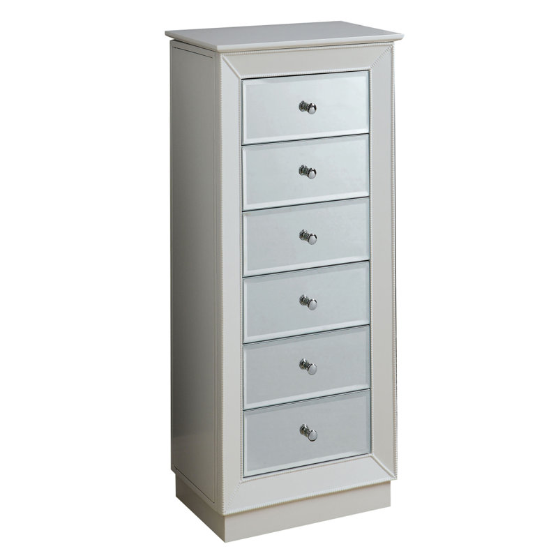 Armoire à bijoux 6 tiroirs
