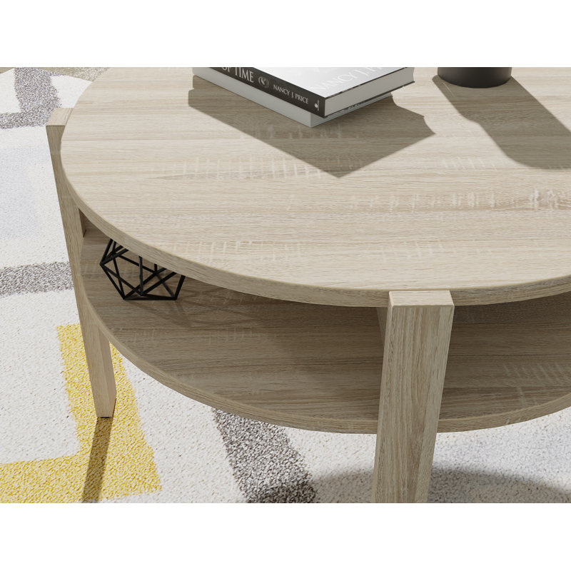 Aiofe Coffee Table with Storage, Oak