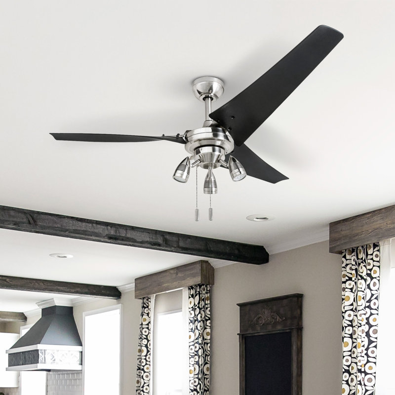 Ventilateur de plafond 56 po avec lumières DEL Phelix