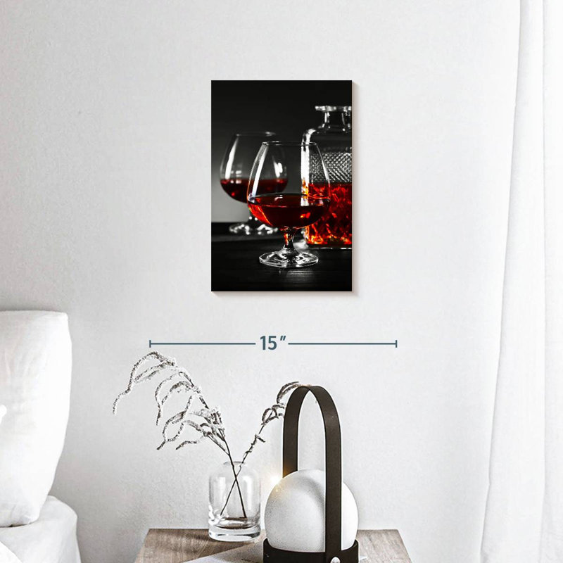 " Cognac Drinks " by SodaPopArt, 12" H x 8" W x 1" D