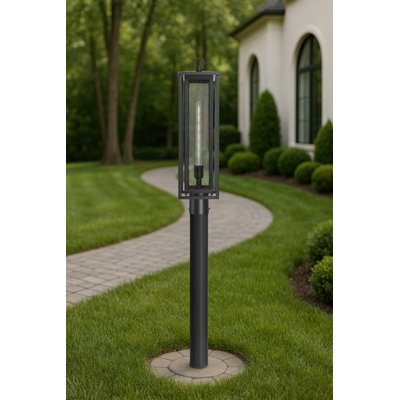 Lampadaire d'extérieur à lanterne 7 po Ashland
