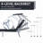 Outdoor Lounge Chair, Adjustable Folding Chaise Lounge, Tanning Chair with Sun Shade for Beach, Camping, Hiking, Backyard, Black-2125355271